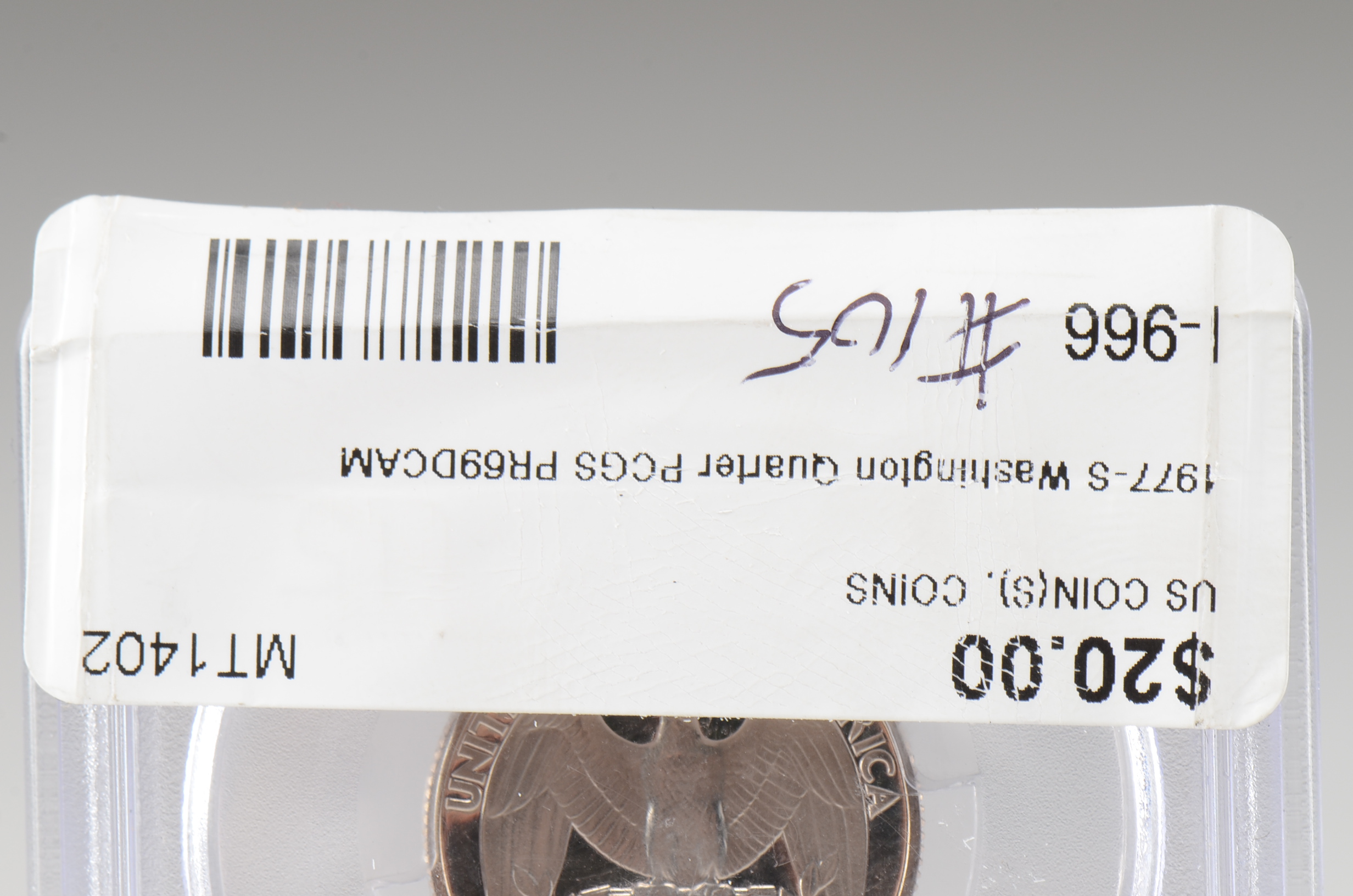 1977 S George Washington Quarter Proof Coin