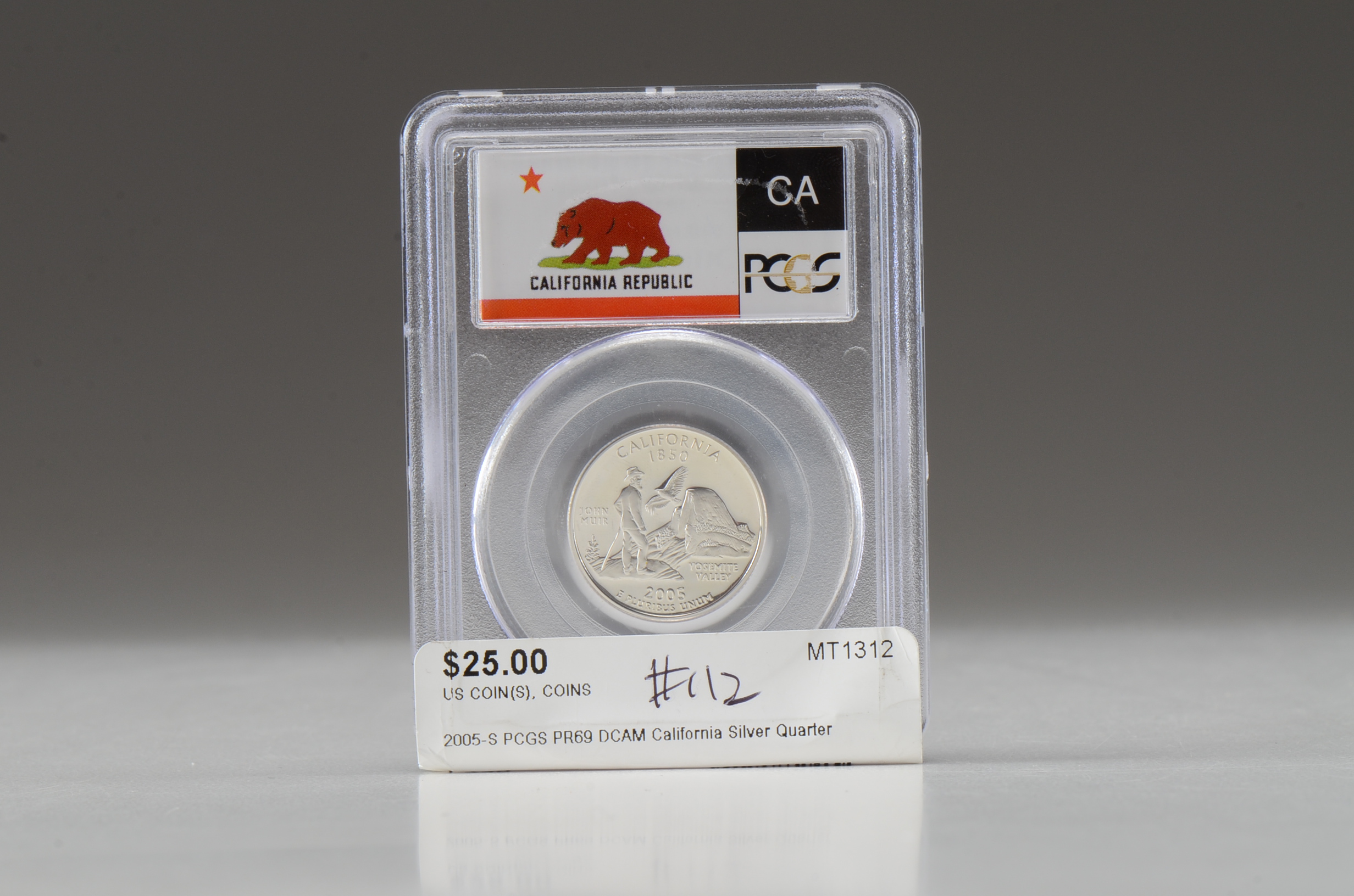 2005 S George Washington Silver California State Quarter