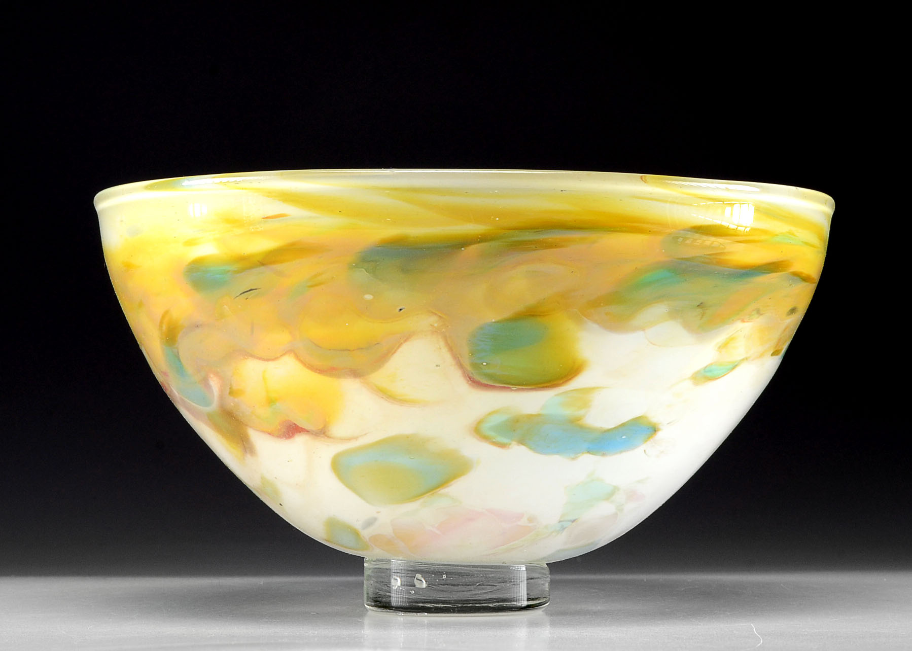 Jim Shumate 1995 Art Glass Bowl