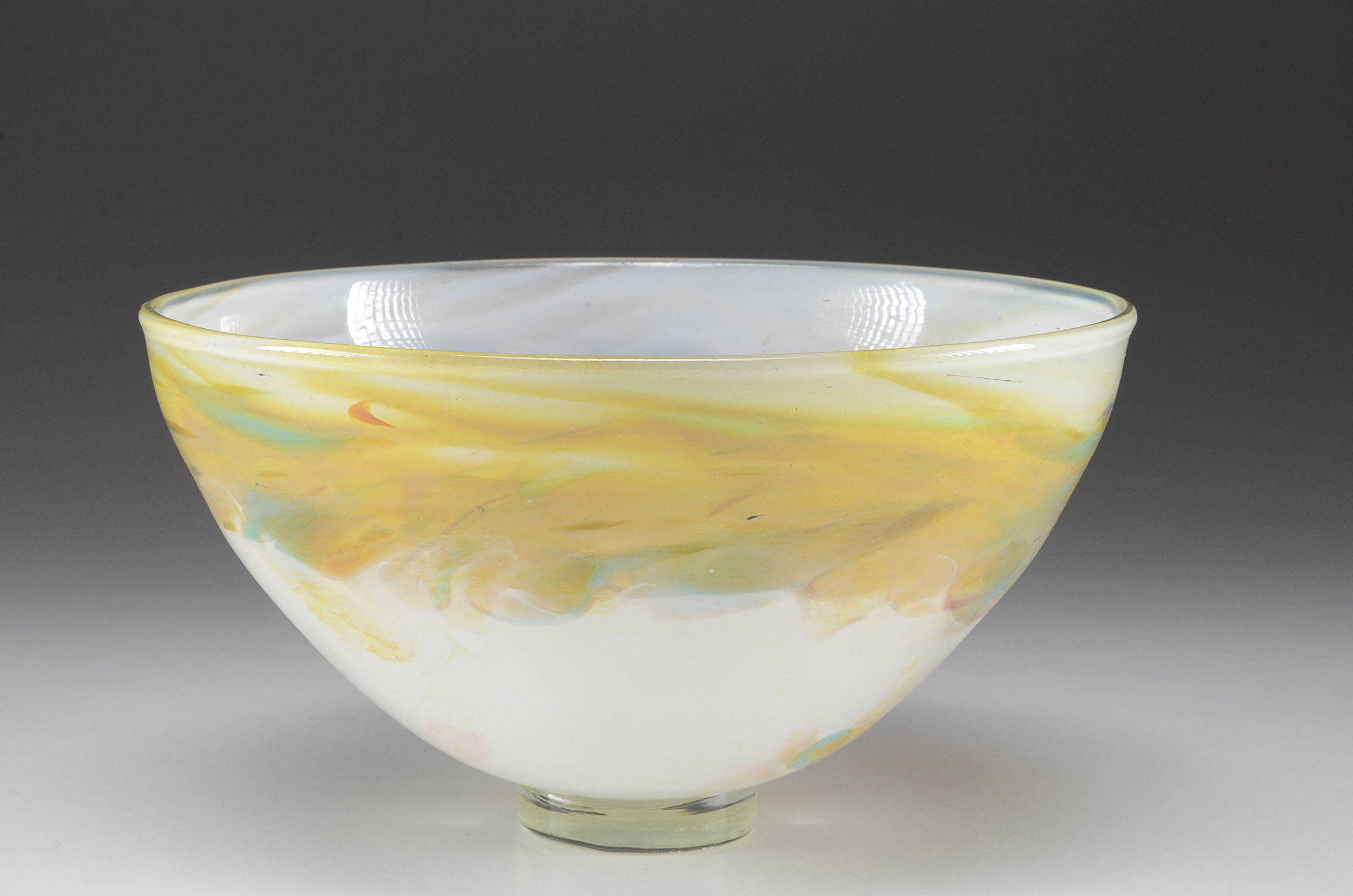 Jim Shumate 1995 Art Glass Bowl