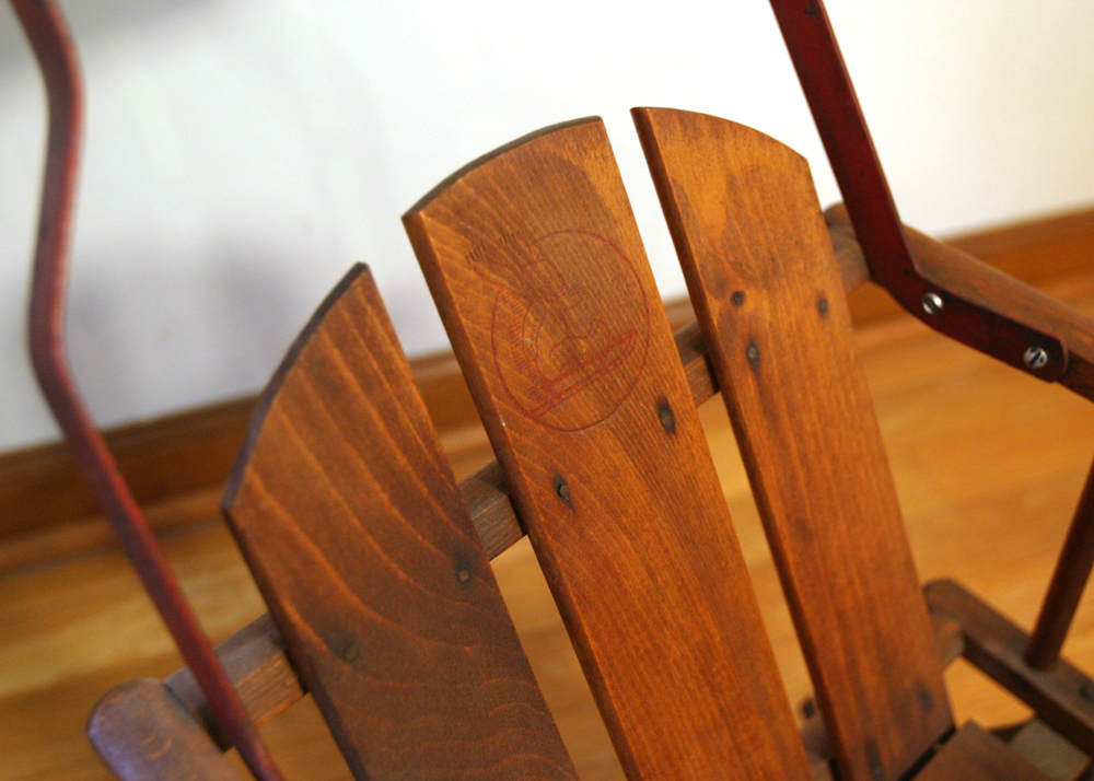 Children's Vintage Stroller-Sled