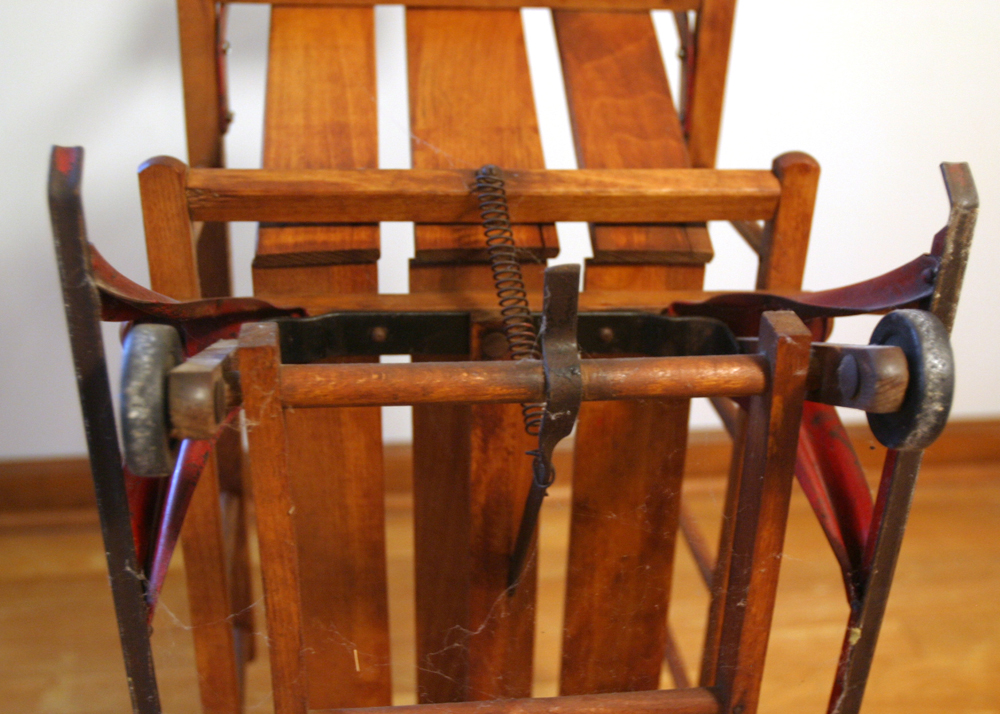 Children's Vintage Stroller-Sled