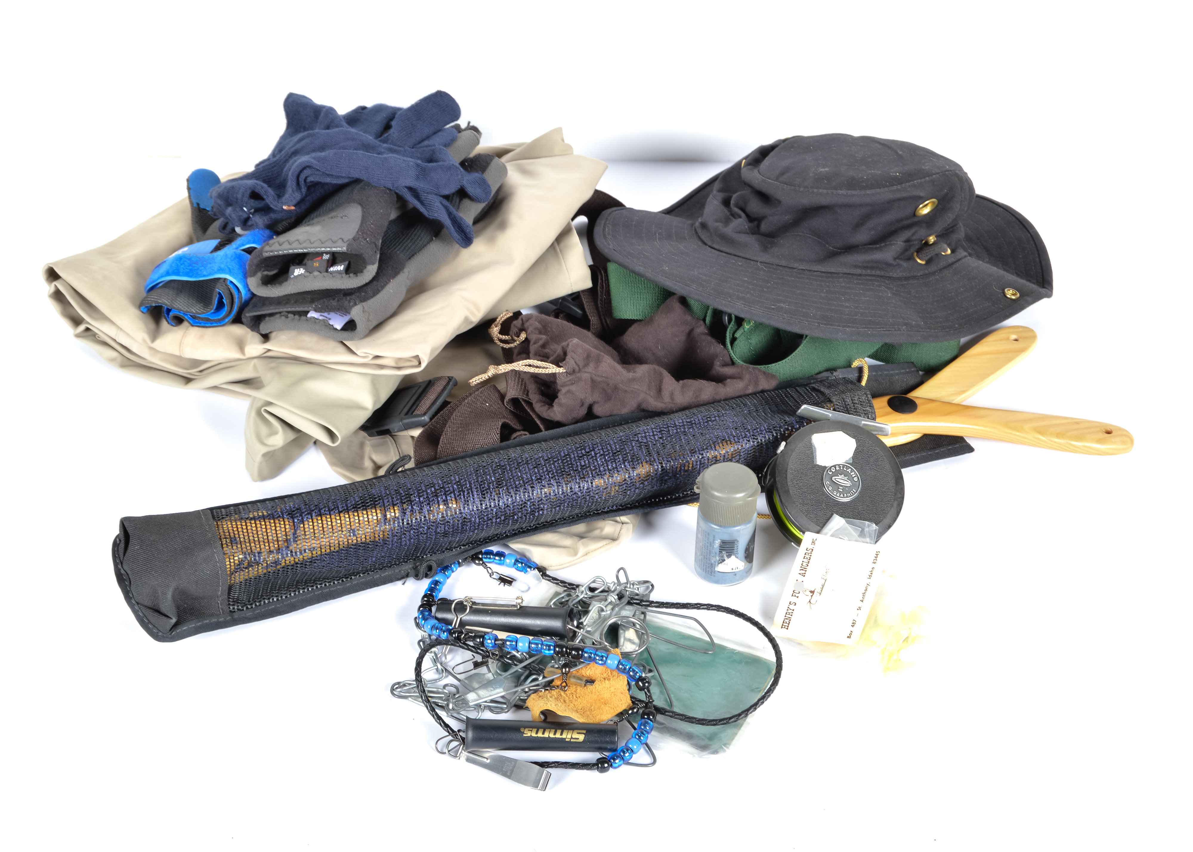 Cortland II Graphite Reel with Assorted Fly Fishing Accessories