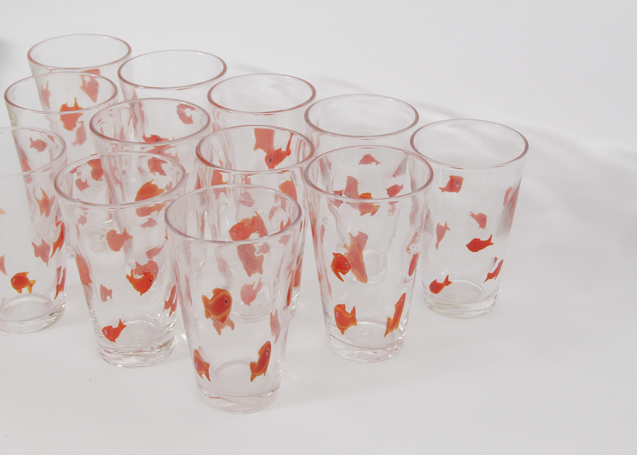 Set of Goldfish Glasses from Crate and Barrel