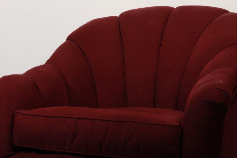 Liz Claiborne Upholstered Shell Back Armchair