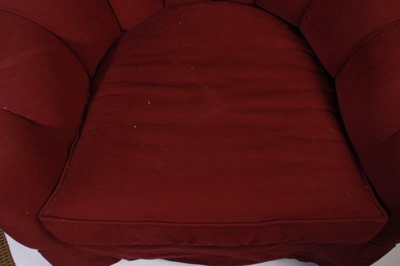 Liz Claiborne Upholstered Shell Back Armchair