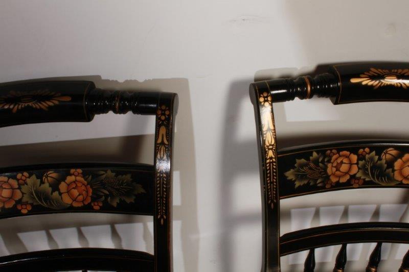 Set of Four Hitchcock Dining Chairs