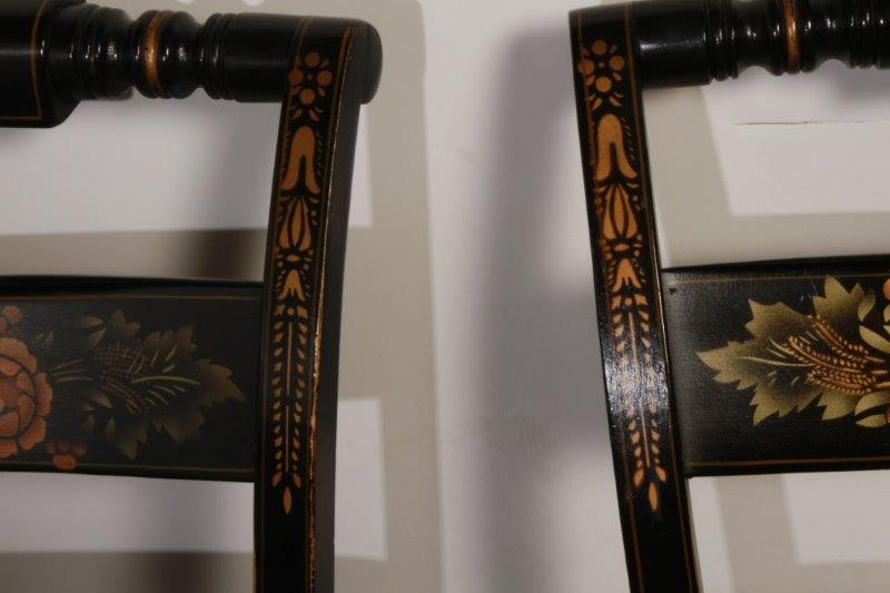 Set of Four Hitchcock Dining Chairs