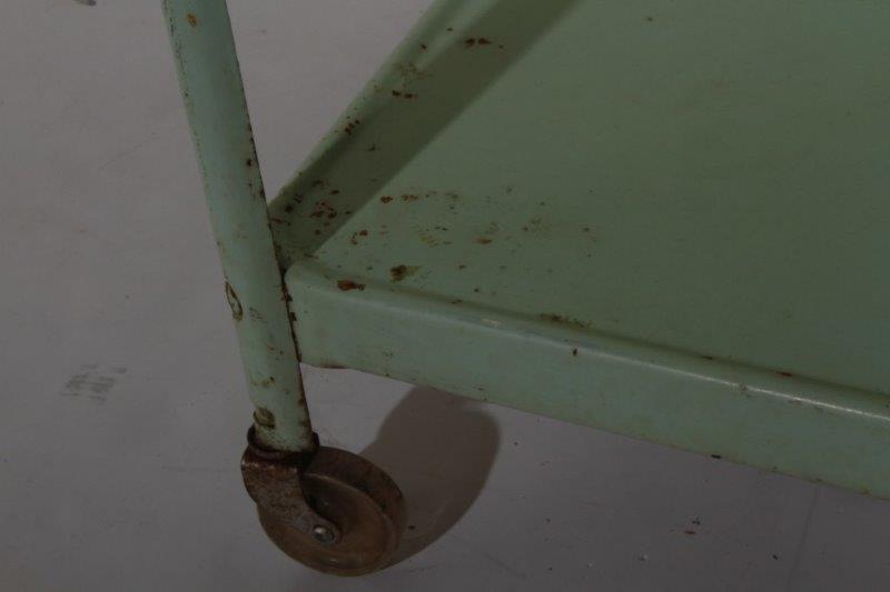Vintage Metal Rolling Cart