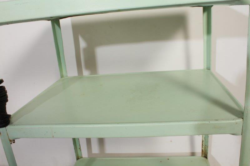 Vintage Metal Rolling Cart