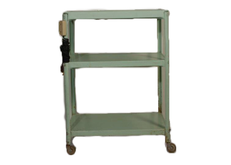 Vintage Metal Rolling Cart