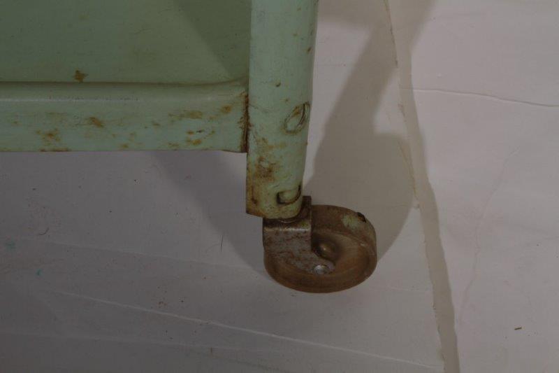 Vintage Metal Rolling Cart