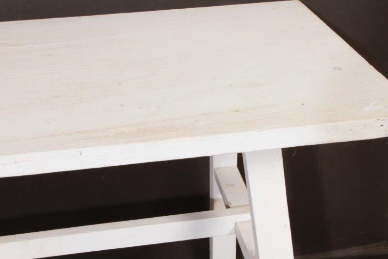 White Washed Wooden Coffee Table