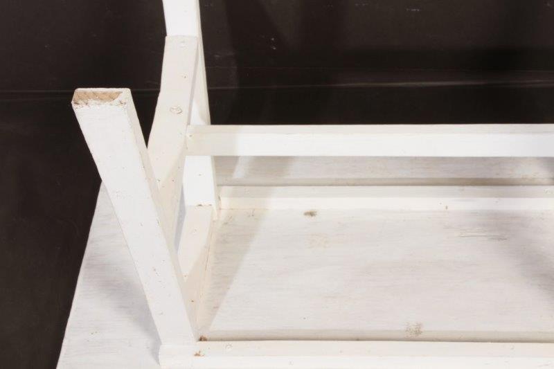 White Washed Wooden Coffee Table