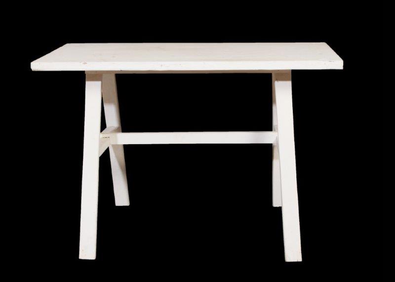 White Washed Wooden Coffee Table