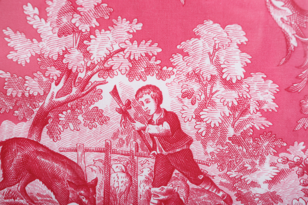 Framed Toile Designer Fabric and Toile's de Jouy Book