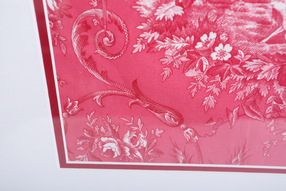 Framed Toile Designer Fabric and Toile's de Jouy Book