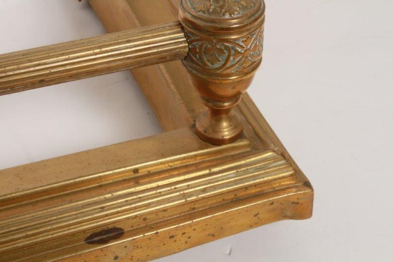 Brass Fireplace Fender