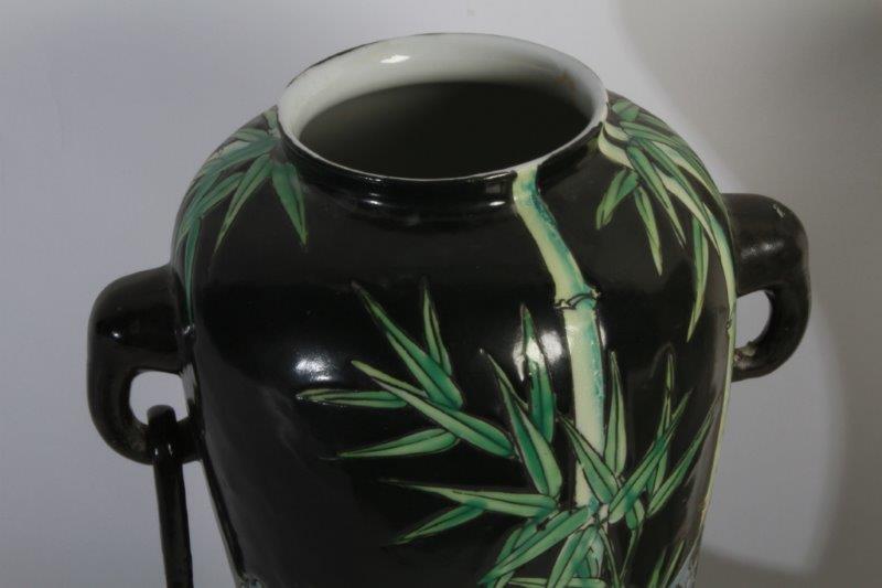 Pair of Asian Inspired Decorative Vases