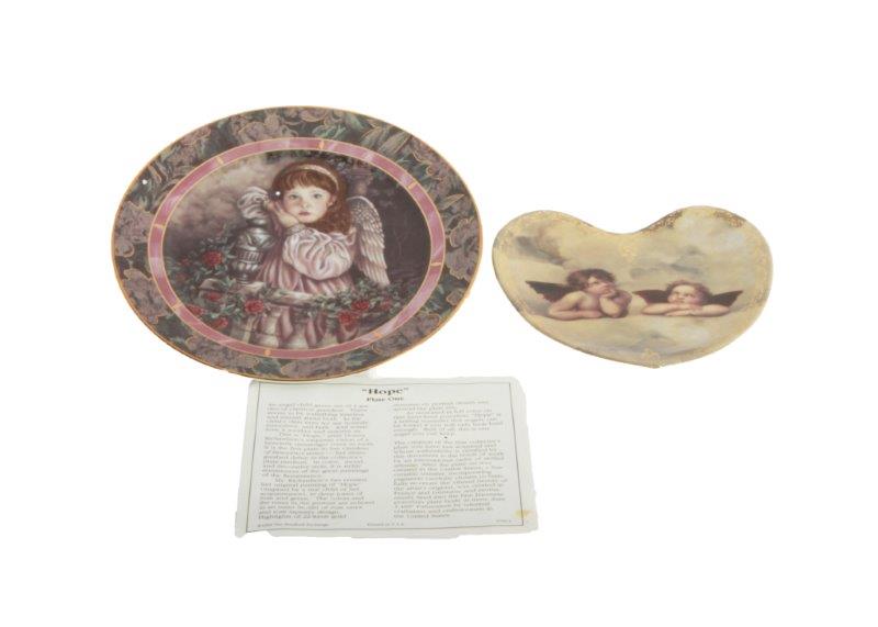 Pair of Cherub Plates