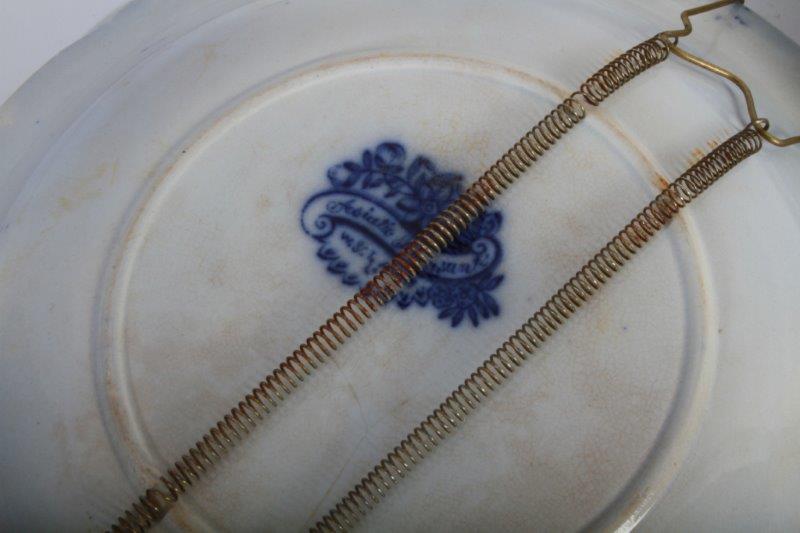 Trio of Flow Blue China