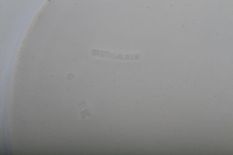 Trio of Flow Blue China