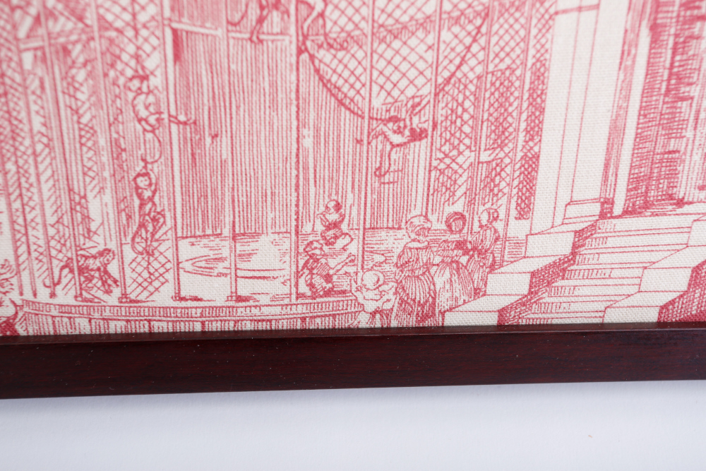 Framed Toile Designer Fabric and Toile's de Jouy Book