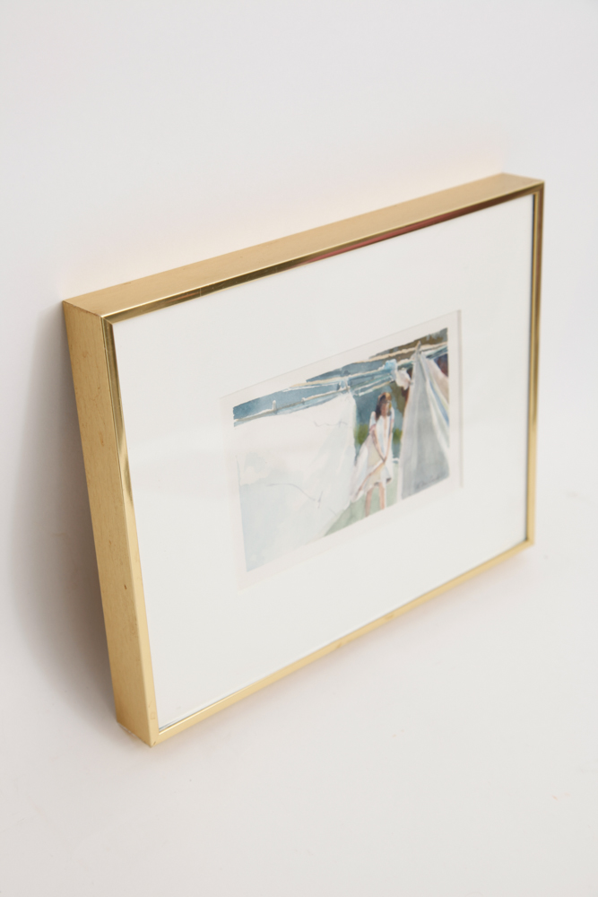 Leslie McCaskill Signed Watercolor