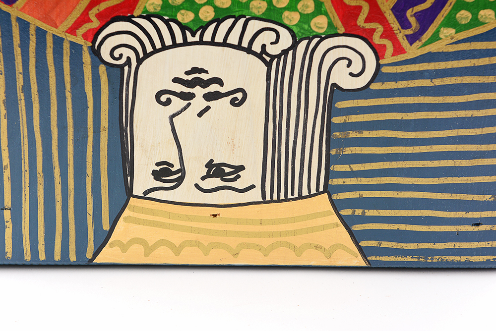 King Playing Card Stool