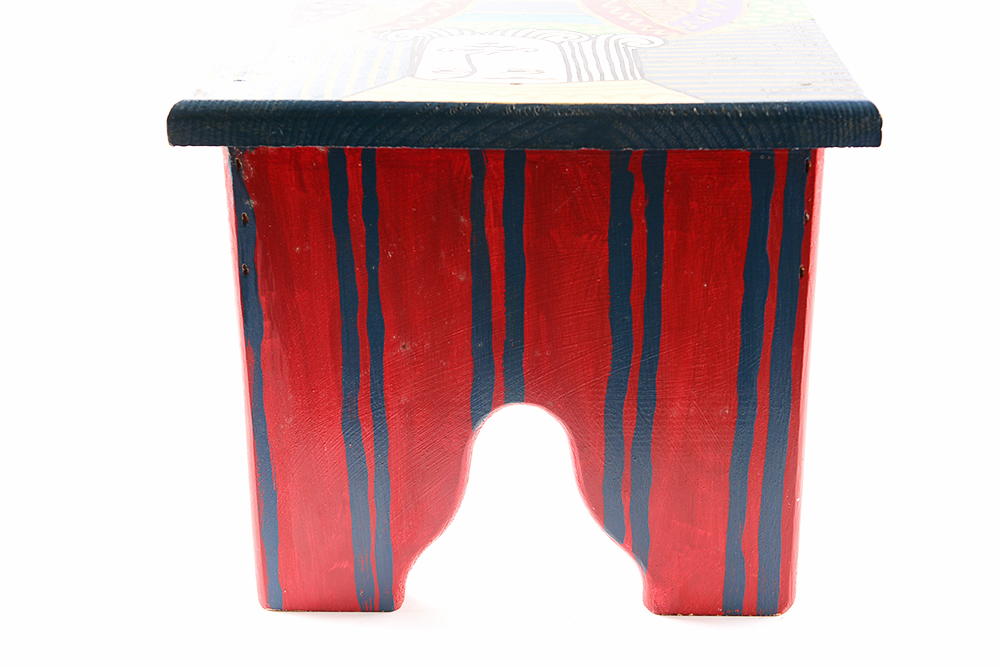 King Playing Card Stool