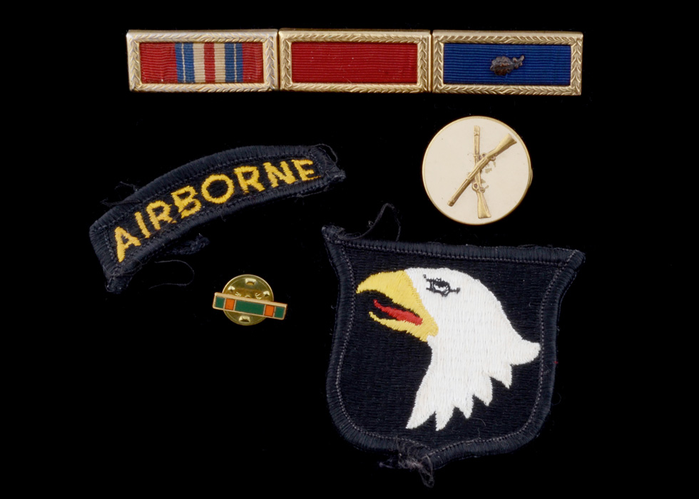 Vintage WWII 101st Airborne Patch and Army Medals