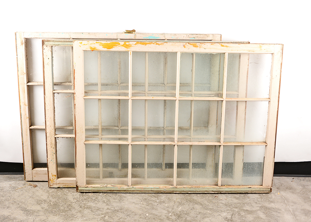 Vintage Salvaged Schoolhouse Windows