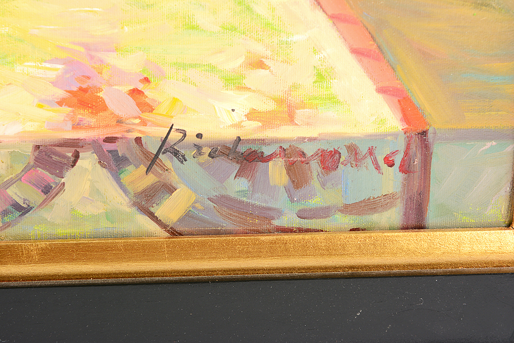 Centerpiece Bouquet Oil Painting