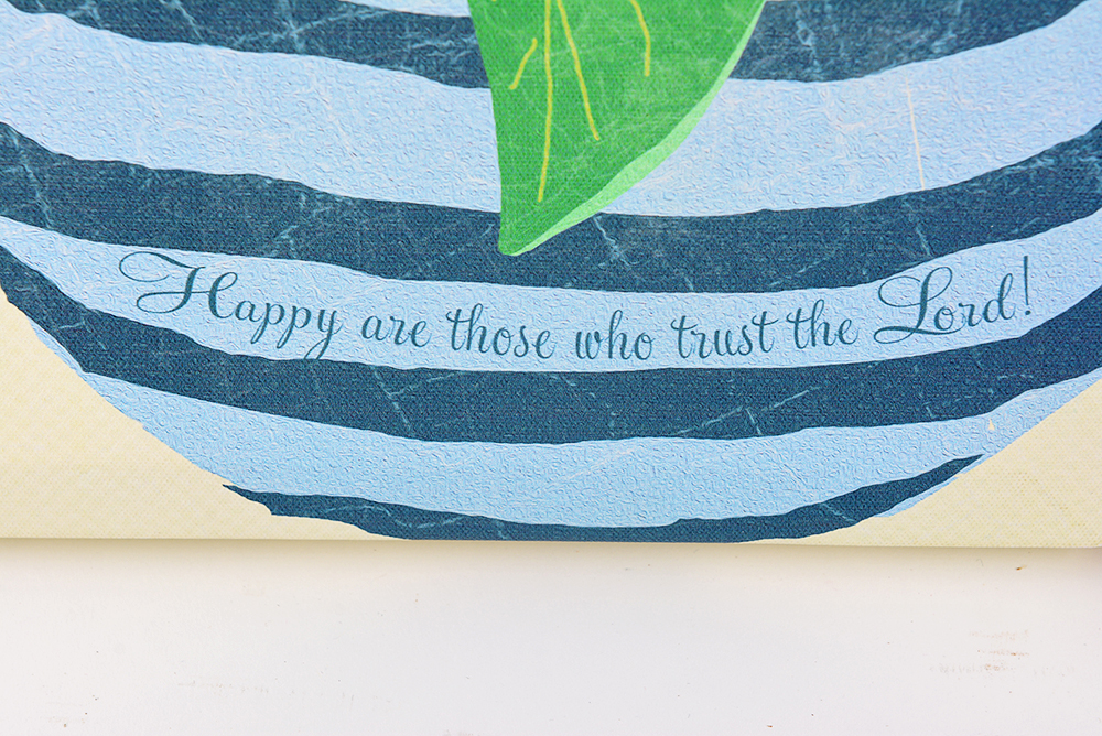 Decorative Floral Art on Canvas