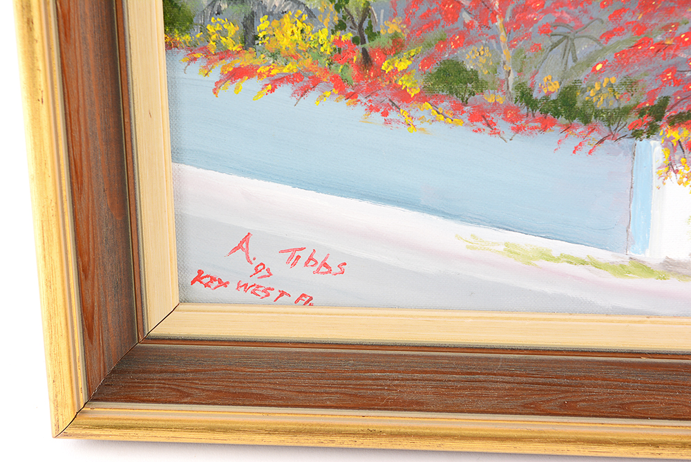 A. Tibbs Acrylic Paintings on Canvas