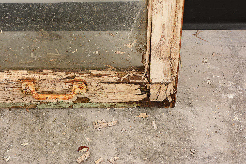 Vintage Salvaged Schoolhouse Single Pane Window