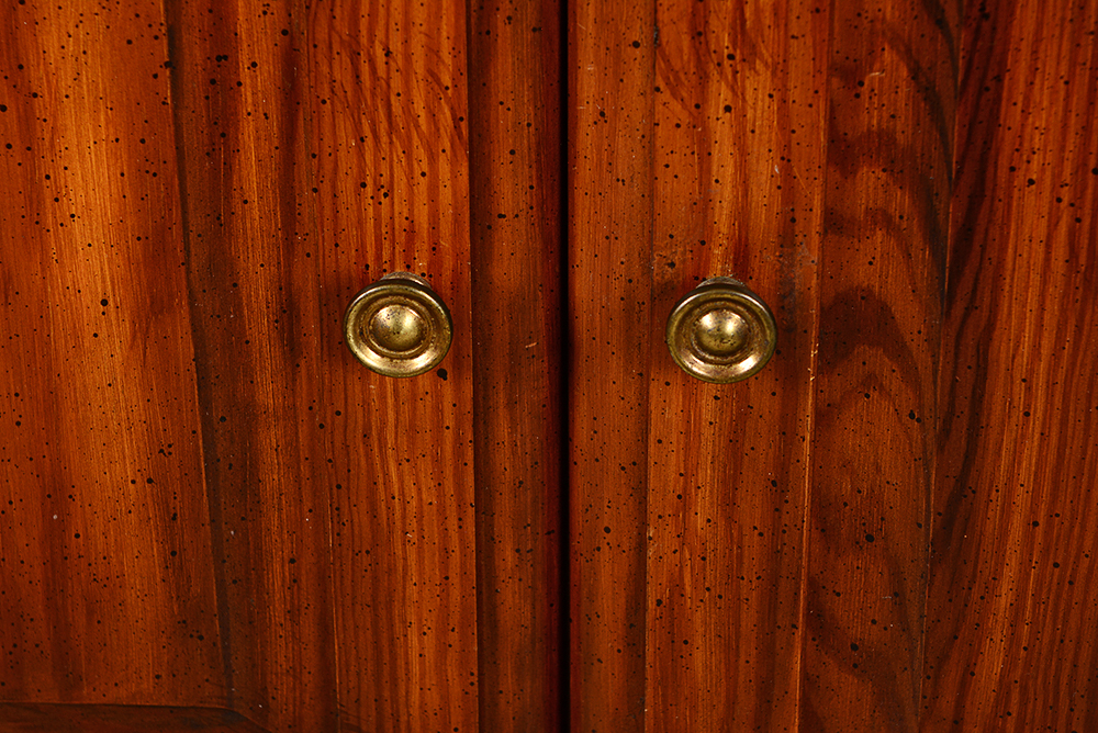 Vintage Dark Stained Pine Dry Sink