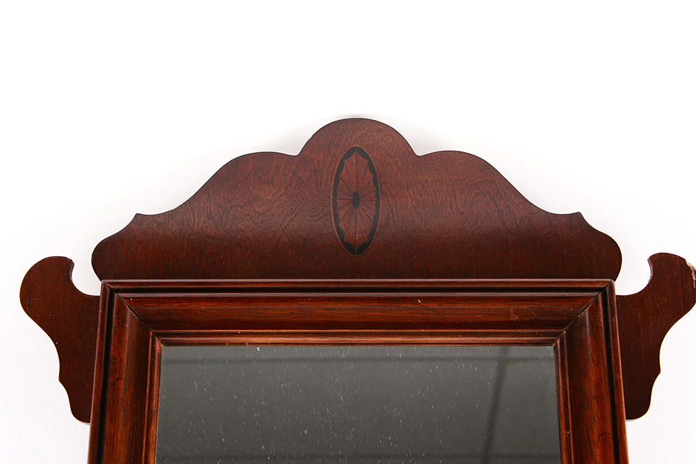 Mahogany Framed Hanging Mirror