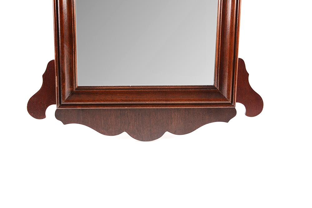 Mahogany Framed Hanging Mirror