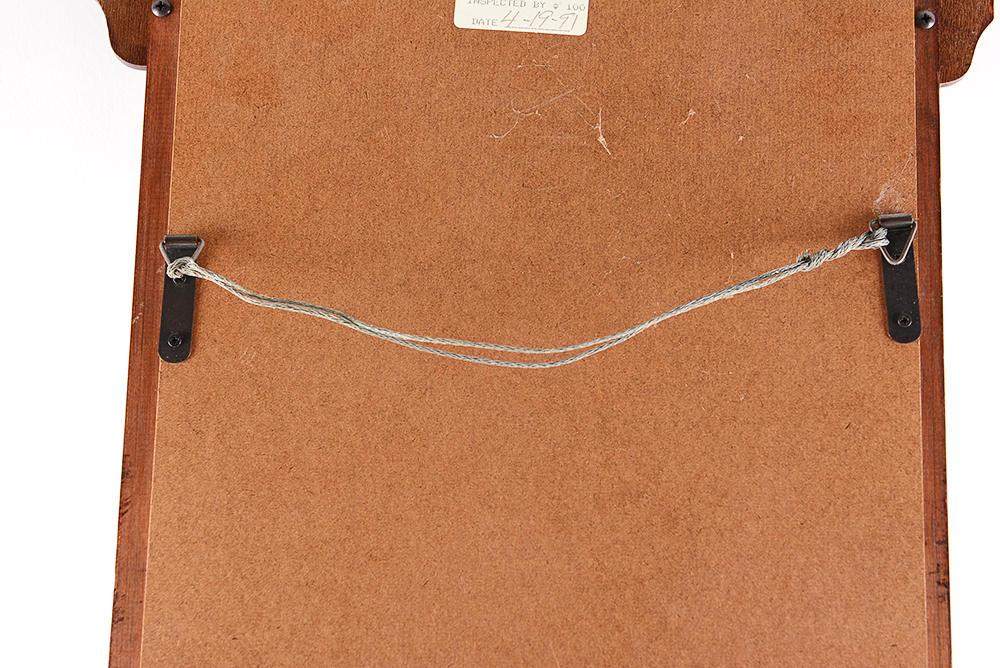 Mahogany Framed Hanging Mirror