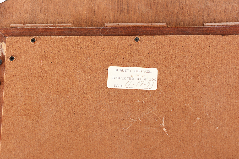 Mahogany Framed Hanging Mirror