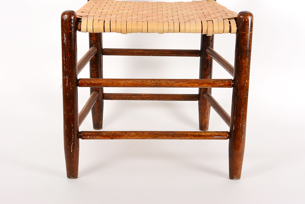 Woven Sat Ladder Back Chair