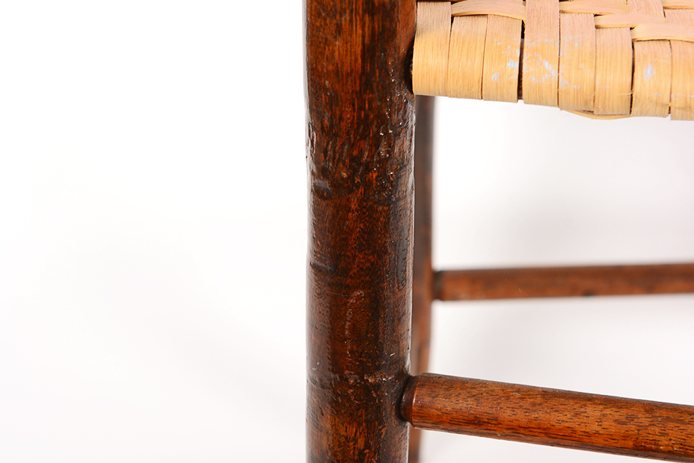 Woven Sat Ladder Back Chair