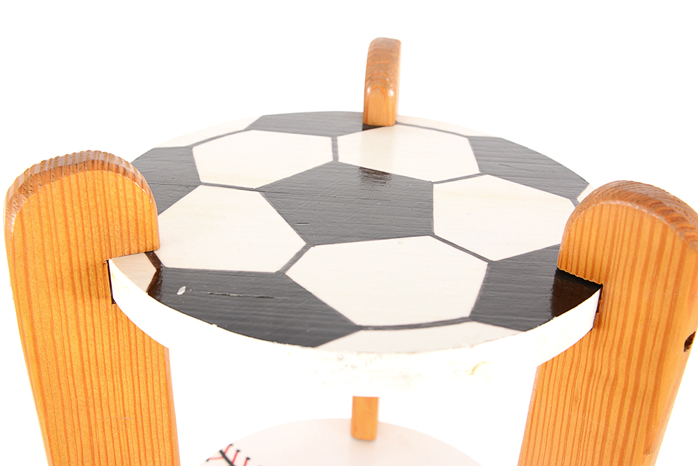 Wooden Sports Themed Stand