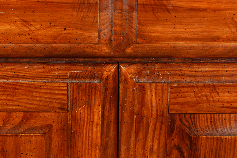 Vintage Dark Stained Pine Dry Sink