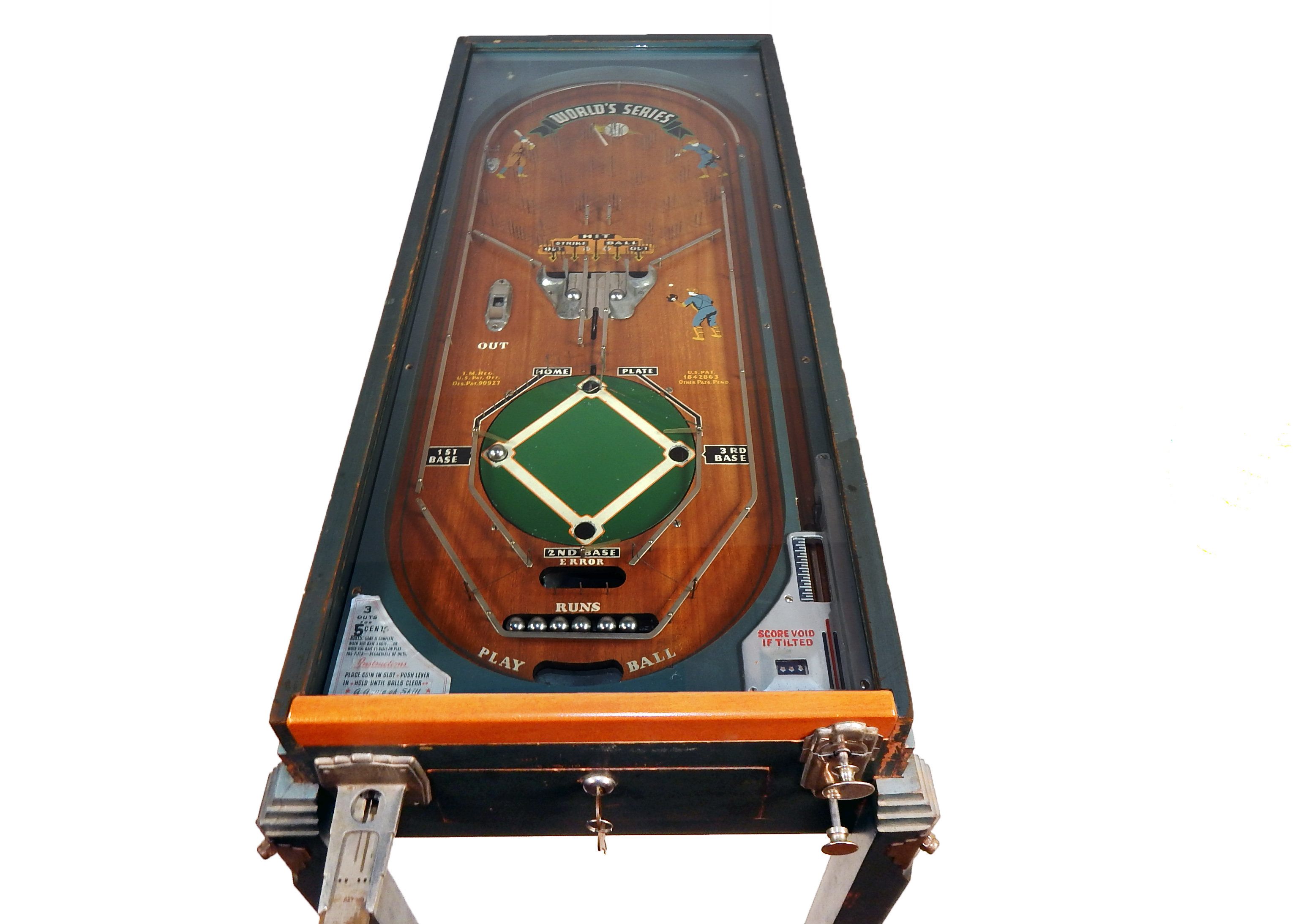 1931 Rockola World Series Pinball Machine