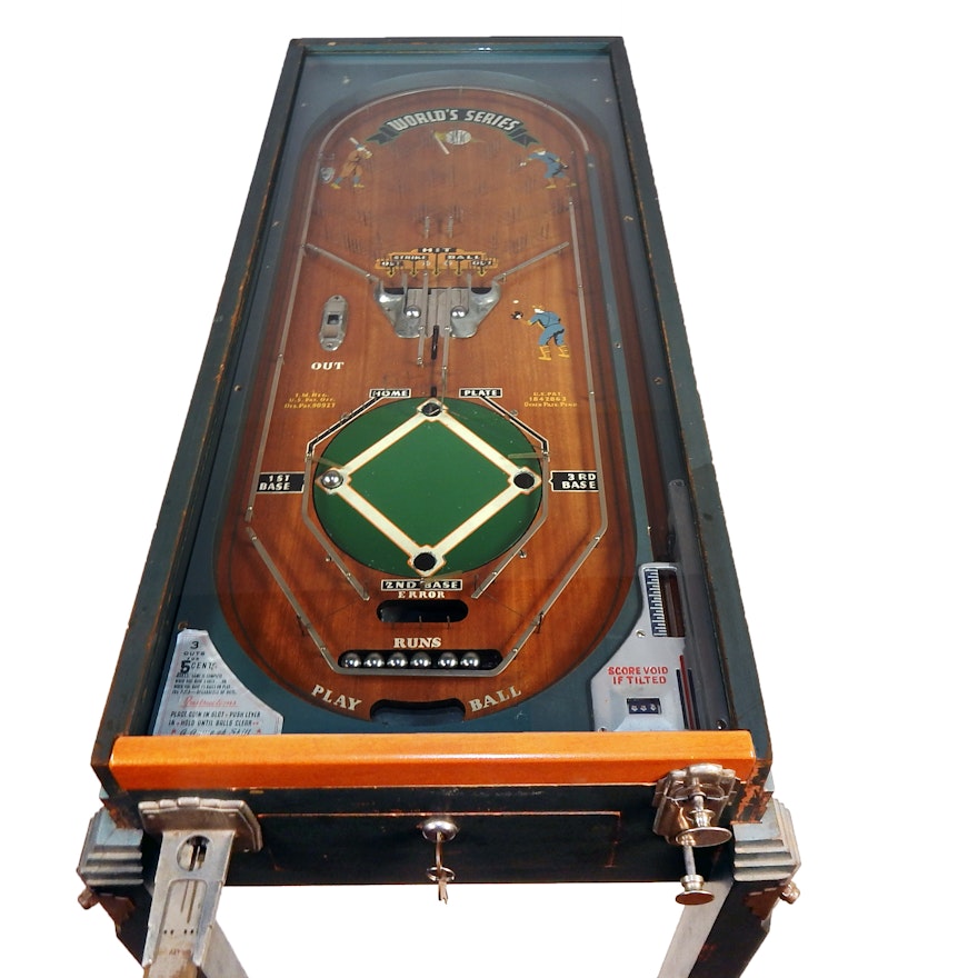 1931 Rockola World Series Pinball Machine