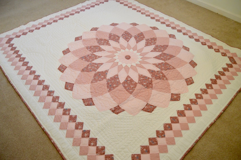 Hand Stitched and Appliqued Quilt