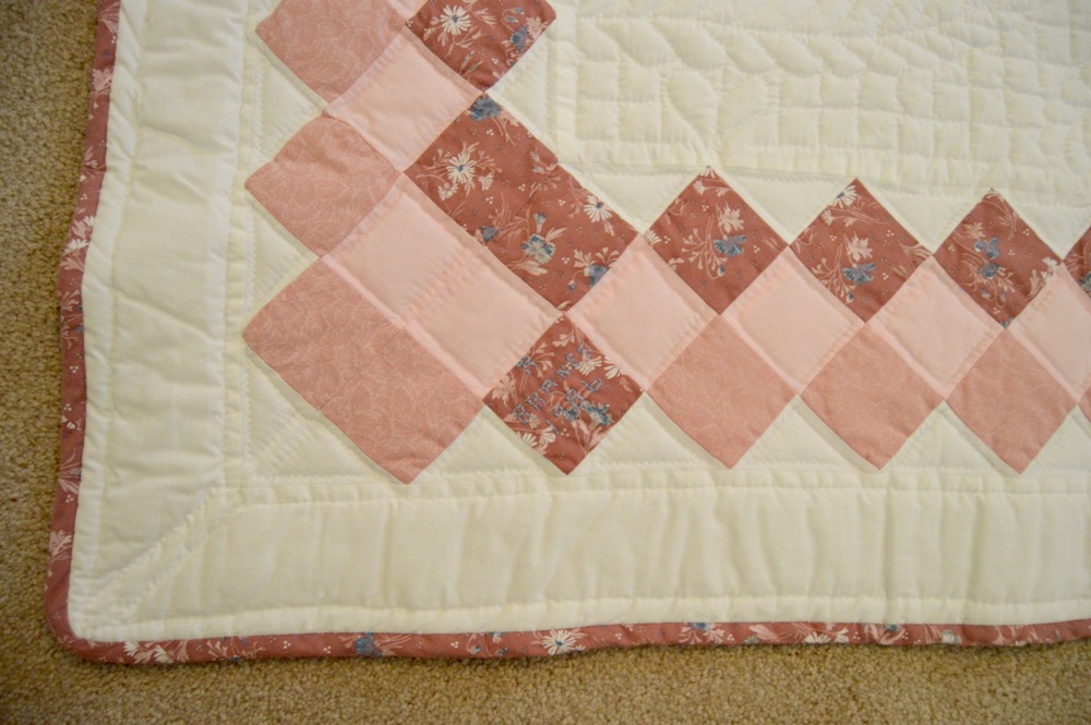 Hand Stitched and Appliqued Quilt