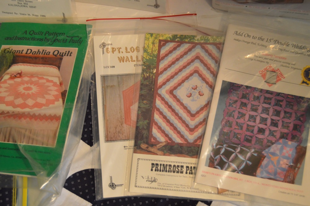 Quilt Top, Quilting Patterns and Frames